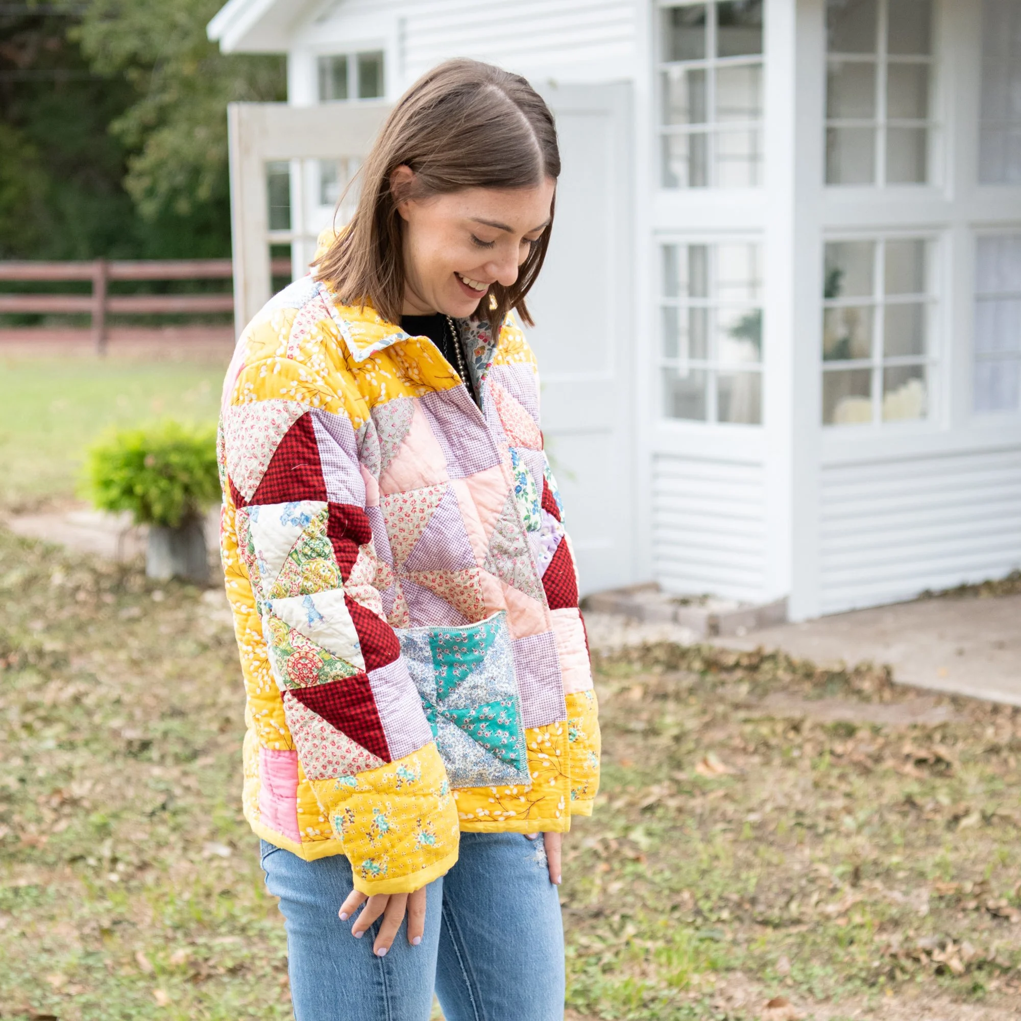 Introducing the Third Vintage Quilt Jacket Collection with Ollie